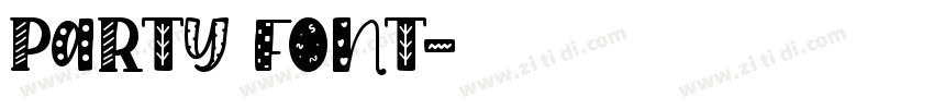 Party Font字体转换
